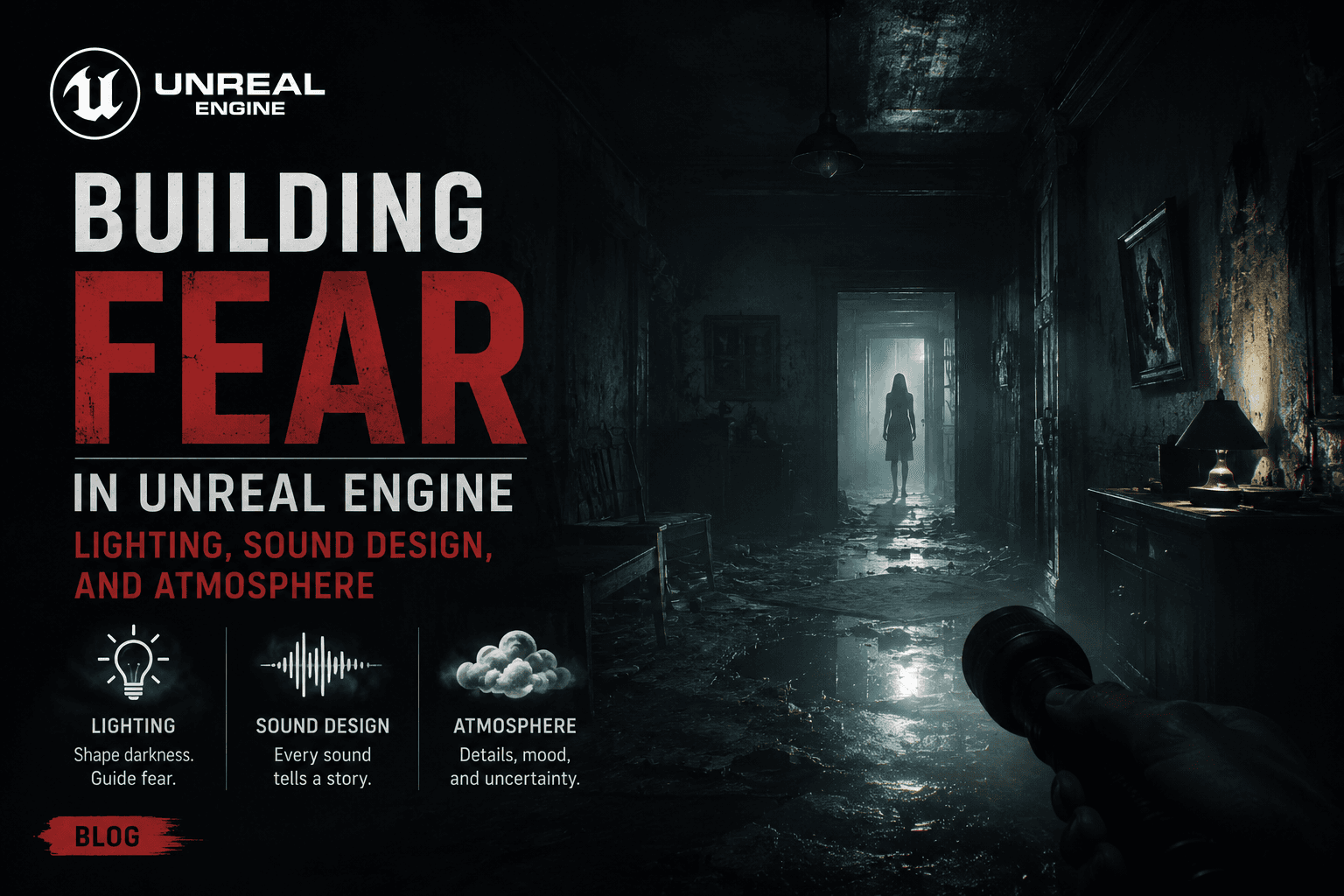 Building Fear in Unreal Engine: Lighting, Sound Design, and Atmosphere